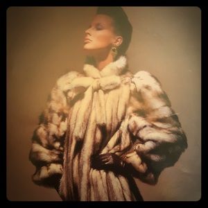 Vintage Natural Fitch Coat